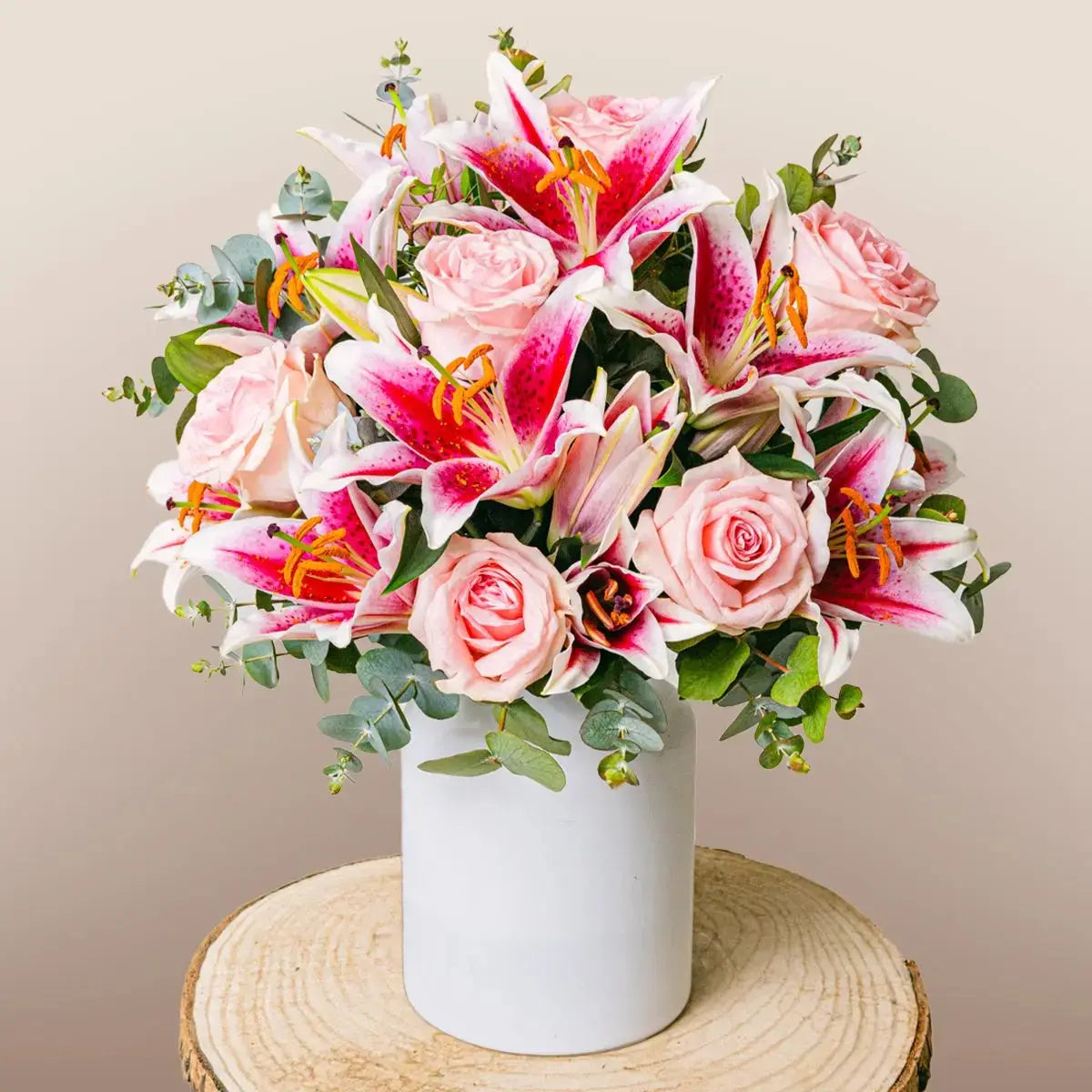 Danke Blumenstrauß – 12 Frische Rosen (rot, Gelb, Orange) Mit Pittosporum & Grün – Inkl. Grußkarte, Blumennahrung &